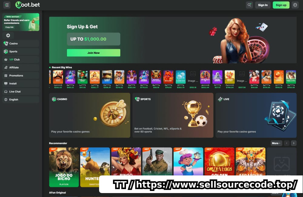 巴西slots源码,BC源码,综合盘源码,高仿Afun自研版