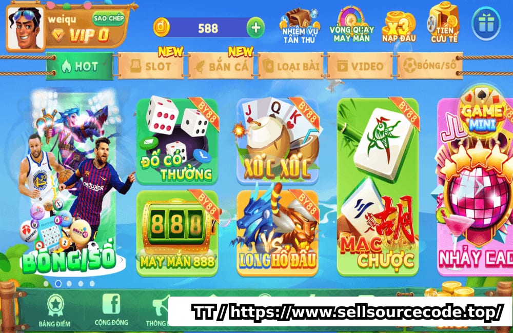 越南源码/BY88越南棋牌/slots源码/越南本地最大的棋牌游戏商