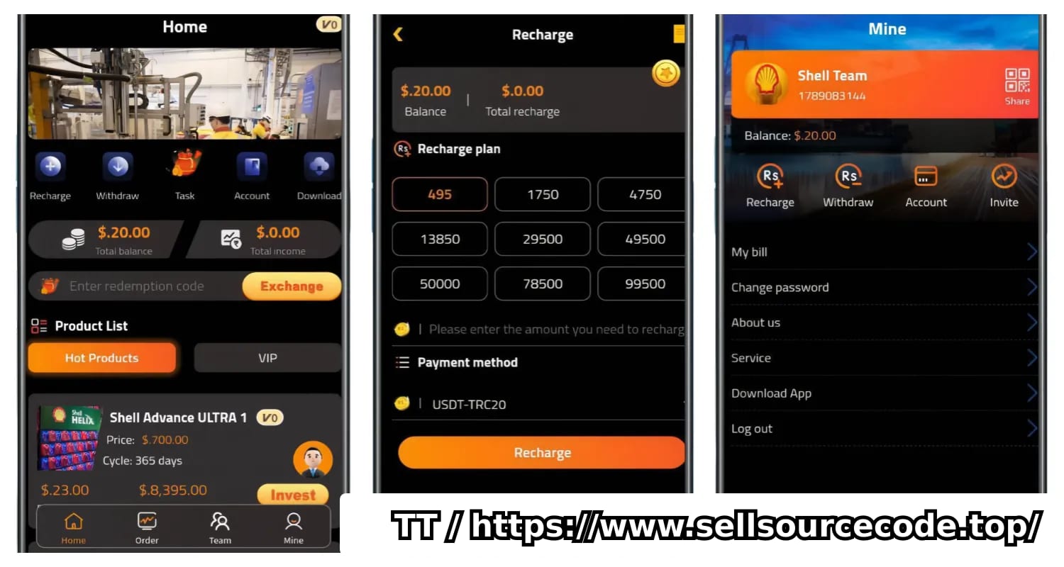 ULTRA海外投资理财源码/资金盘/金融投资